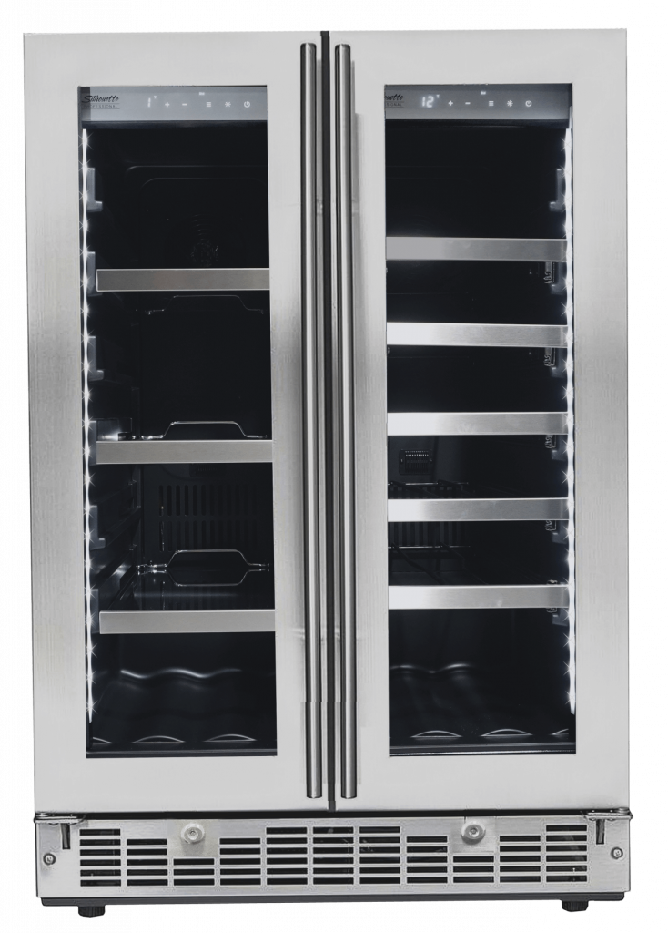 Silhouette® Professional™ Lorraine 4.7 Cu. Ft. Stainless Steel Wine Cooler