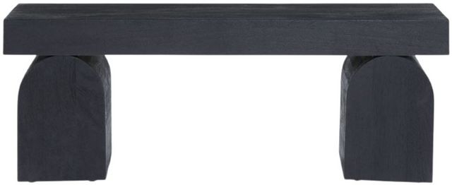 Signature Design by Ashley® Holgrove Matte Black Accent Bench-1