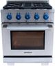 Vezeni Randolph Collection 30" Stainless Steel Pro Style Gas Range-0