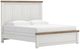 Benchcraft® Savonport Brown/White King Panel Bed-0
