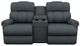 La-Z-Boy® Pinnacle Denim Power Wall Reclining Loveseat with Console, Headrest, and Lumbar-1