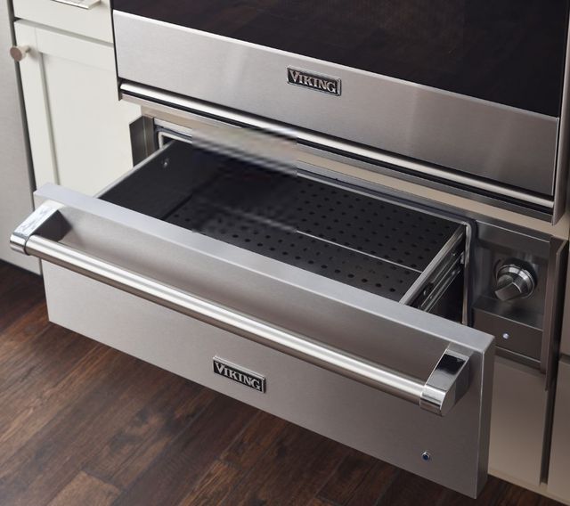 Viking® 3 Series 30" Antique Bronze Warming Drawer-2