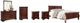 Signature Design by Ashley® Alisdair 6-Piece Dark Brown King Sleigh Bed Set-0