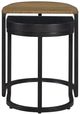 Bernards Calia Black Nesting Tables-1