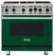 Viking® 5 Series 36" Ivy Pro Style Liquid Propane Gas Range-0