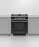 Fisher & Paykel 30" Black Pro Style Natural Gas Range-5
