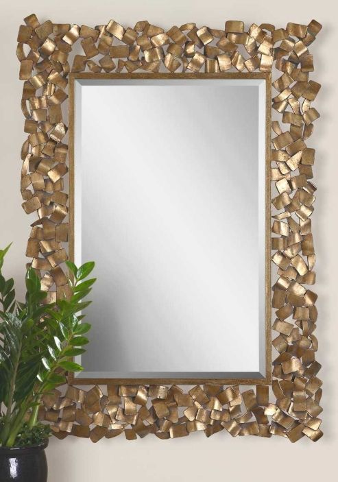 Uttermost® Capulin Antique Gold Leaf Mirror-1
