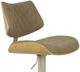Armen Living Leland Oak/Vintage Taupe Barstool-4