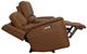 Flexsteel® Henry Caramel Power Reclining Loveseat with Console and Power Headrests-4