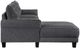 Coaster® Caspian 2-Piece Gray Left-Arm Facing Sectional-4