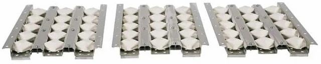 Coyote® Outdoor Living 3 Piece 34" Stainless Steel Ceramic Briquette Flame Tamer Set