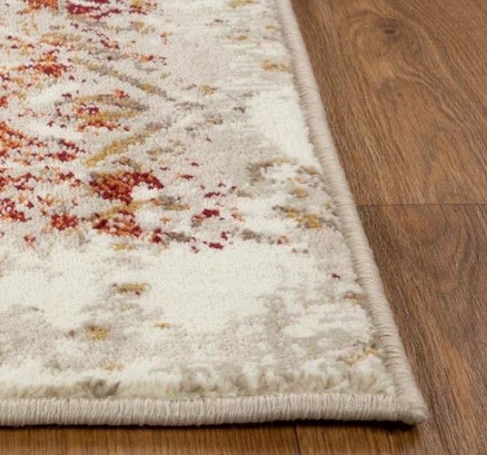 KAS Rugs Heritage Ivory/Rust Anna 5'x8' Area Rug-1