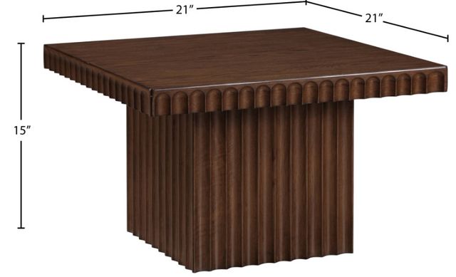 Meridian Furniture Spencer Brown 15" Coffee Table-4