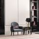 Michael Amini® La Francaise Azure/Black Accent Chair-1