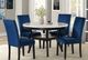 New Classic® Home Furnishings Celeste 5-Piece Blue/Espresso Dining Table Set-0
