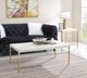 ACME Furniture Otrac White End Table with Gold Base-4