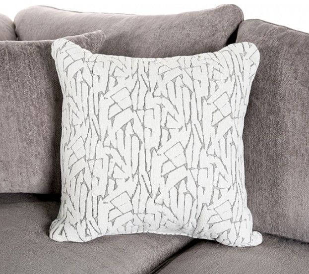 Furniture of America® Mayfield Gray Sectional-4