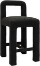 TOV Furniture Hazel Black Boucle Counter Stool-0