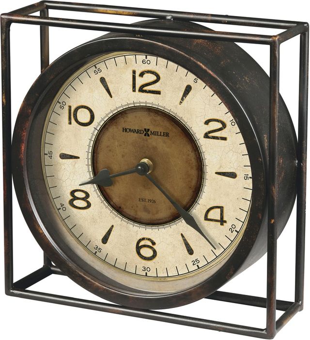 Howard Miller® Kayden Aged Black Accent Clock-2