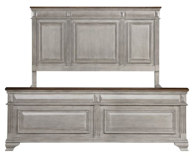 Homelegance® Marquette Brown/Gray Eastern King Bed-3