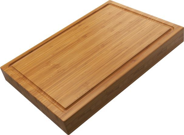 The Galley® Natural Golden Bamboo Upper Tier Chef’s Block-0