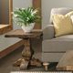 Riverside Furniture Hawthorne Barnwood Brown Side Table-2