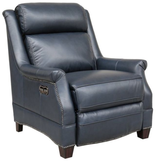 BarcaLounger® Warrendale Shoreham Blue Leather Power Recliner-0