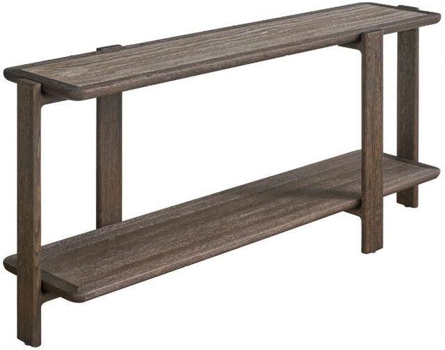 Universal Explore Home™ Modern Dark Gray Console Table with Sable Base-0