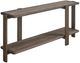 Universal Explore Home™ Modern Dark Gray Console Table with Sable Base-0