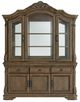 Elements International Madison Park Walnut Server and Hutch-1