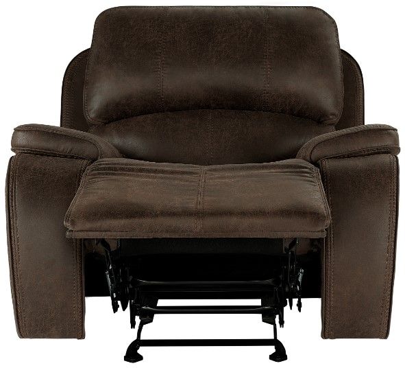 New Classic® Home Furnishings Brookings Brown Manual Glider Recliner-3