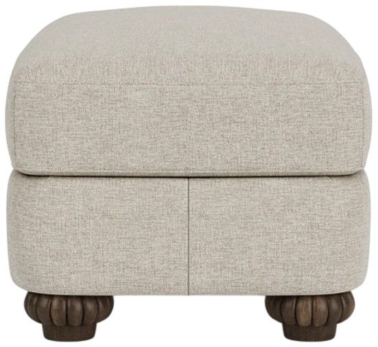 Flexsteel® Patterson Silver Driftwood Ottoman-2