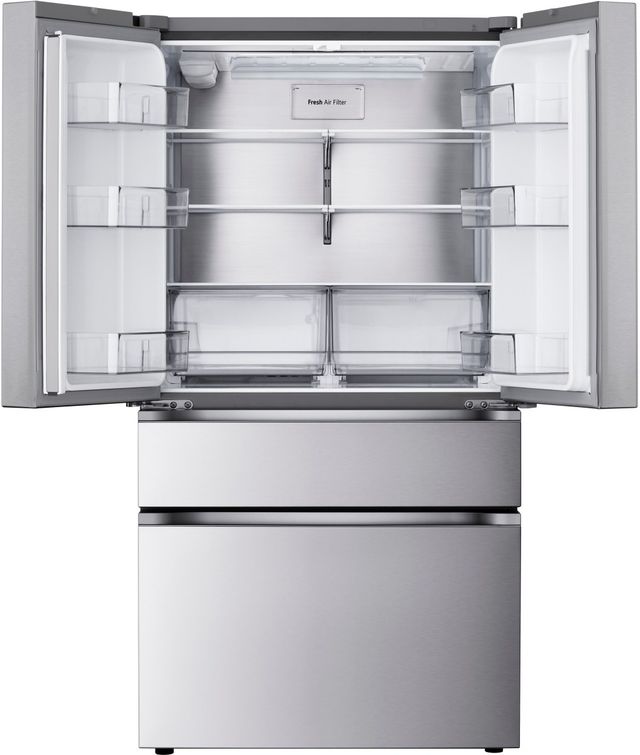 LG 36 in. 29.6 Cu. Ft. Fingerprint Resistant Stainless Steel French Door Refrigerator-1