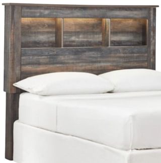 Signature Design by Ashley® Drystan Brown Full Bookcase Headboard