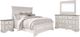 Liberty Furniture Abbey Park 4-Piece Antique White/Weathered Brown King Panel Bedroom Set-0