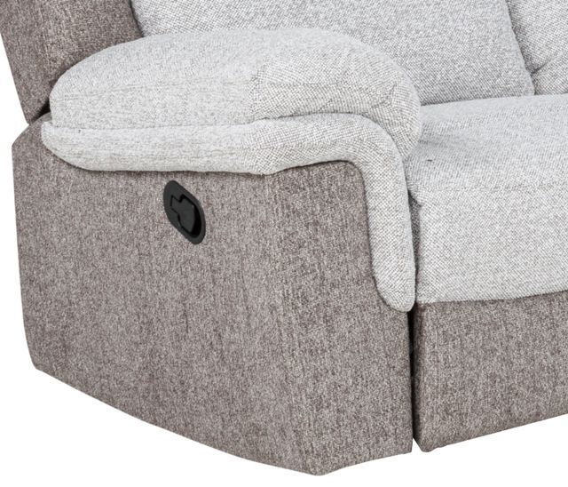 Powell® Withers 3-Piece Tan Manual Curved Reclining Sectional-1