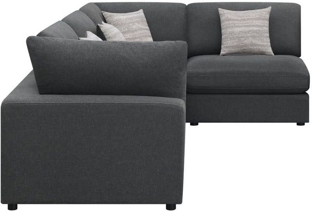 Coaster® Serene 4-Piece Charcoal Modular Sectional-4