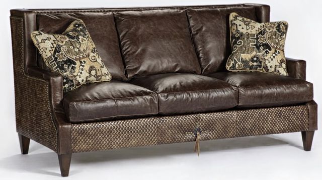Marshfield Furniture Montana (Leather) Dark Brown Loveseat-0