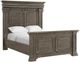 Elements International Kings Court 3-Piece Gray King Storage Panel Bedroom Set-3