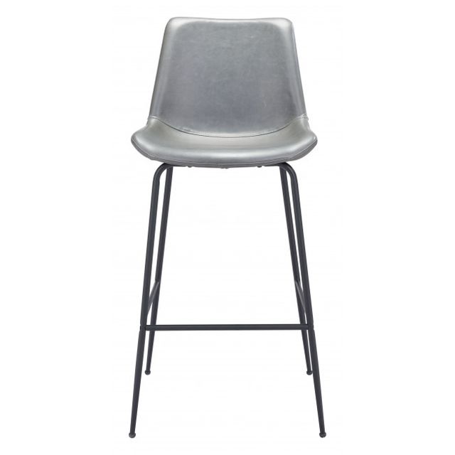 Zuo® Modern Byron Gray Counter Chair-1