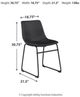 Signature Design by Ashley® Centiar Black Dining Side Chair-4