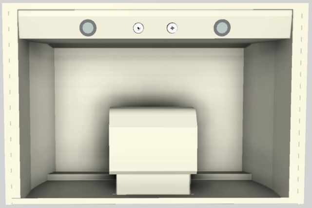 Vent-A-Hood® Designer Series 36" Biscuit Wall Mounted Range Hood-3