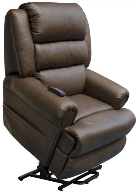 Catnapper® Muncy Walnut Power Lift Chaise Recliner-3