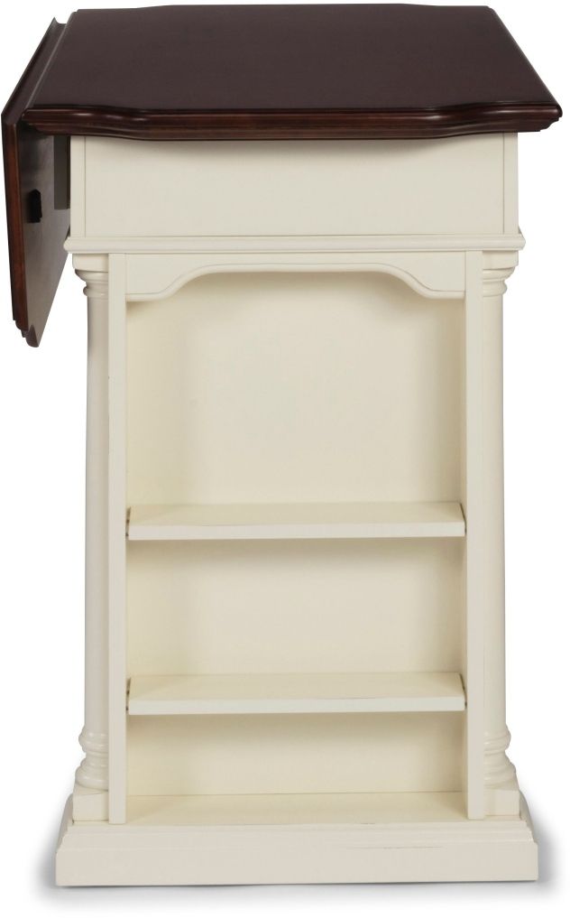 homestyles® Alexander Aged Cherry/Off-White Kitchen Island-4