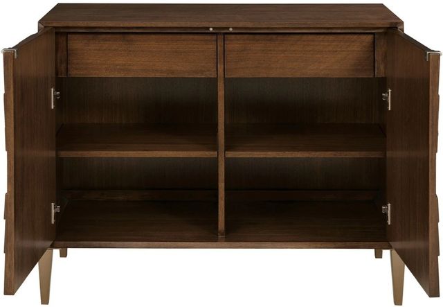 American Drew® Vantage Norwalk Satin Gold/Walnut Door Chest-2