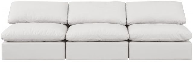 Meridian Furniture Indulge 3-Piece Cream Sofa-1
