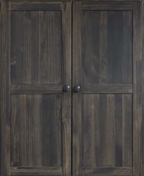 Mako Wood Furniture Polo Brown Large Armoire-1