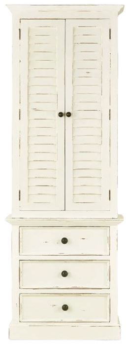Bramble Customizable Cottage Tall Shutter Cabinet-2