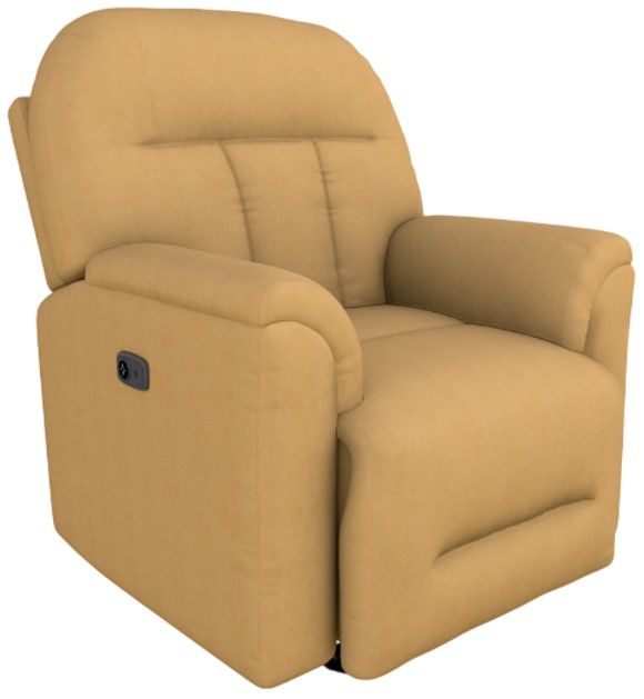 Best® Home Furnishings Customizable Suitably Leather Power Swivel Glider Recliner with Heat, Massage and Headtilt-0