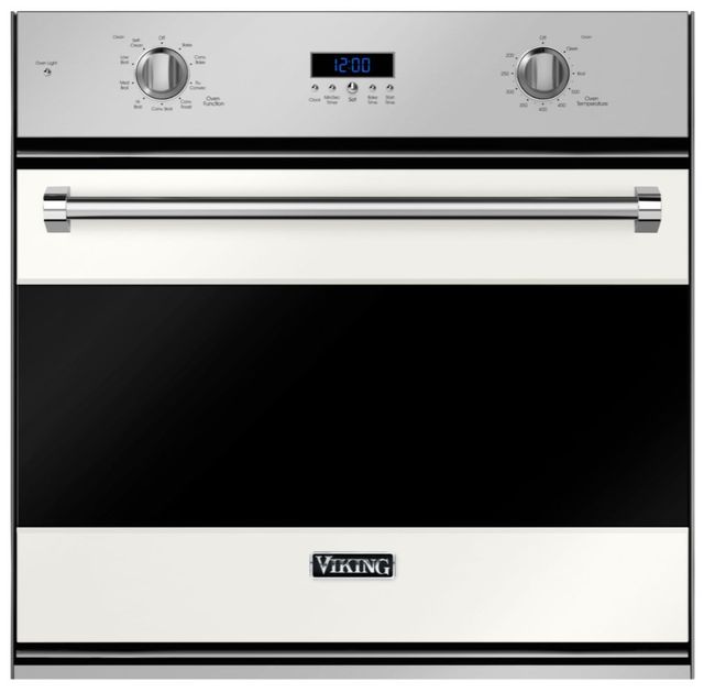 Viking® 3 Series 30" Pure White Single Electric Built In Oven-0